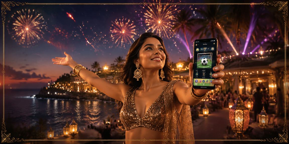 Relaxed beach scene with safe sports betting in Goa