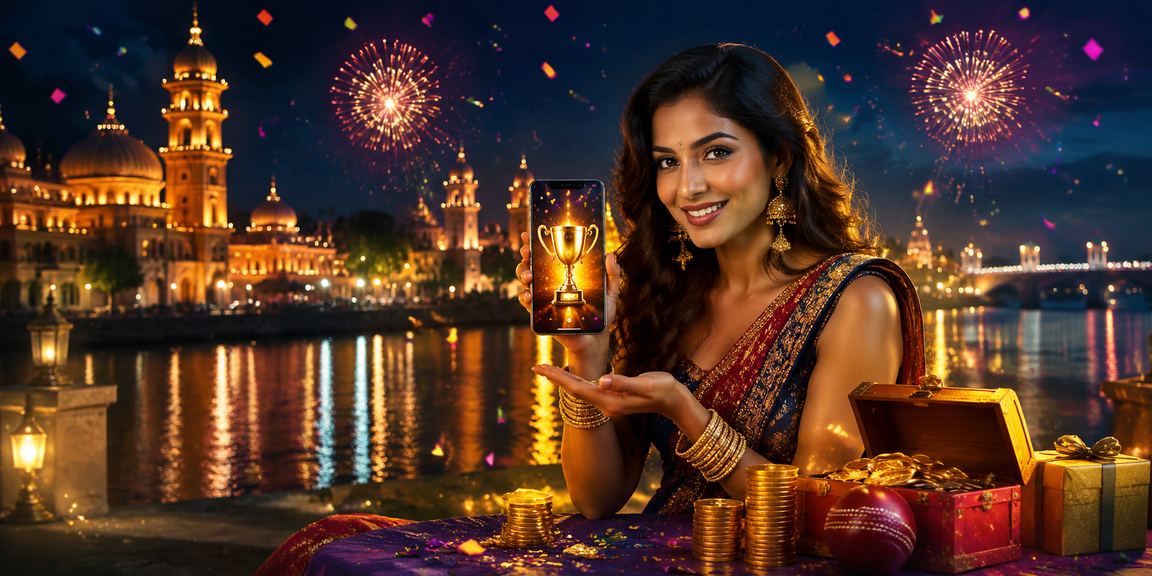 Historic Lucknow cityscape with cricket betting activity