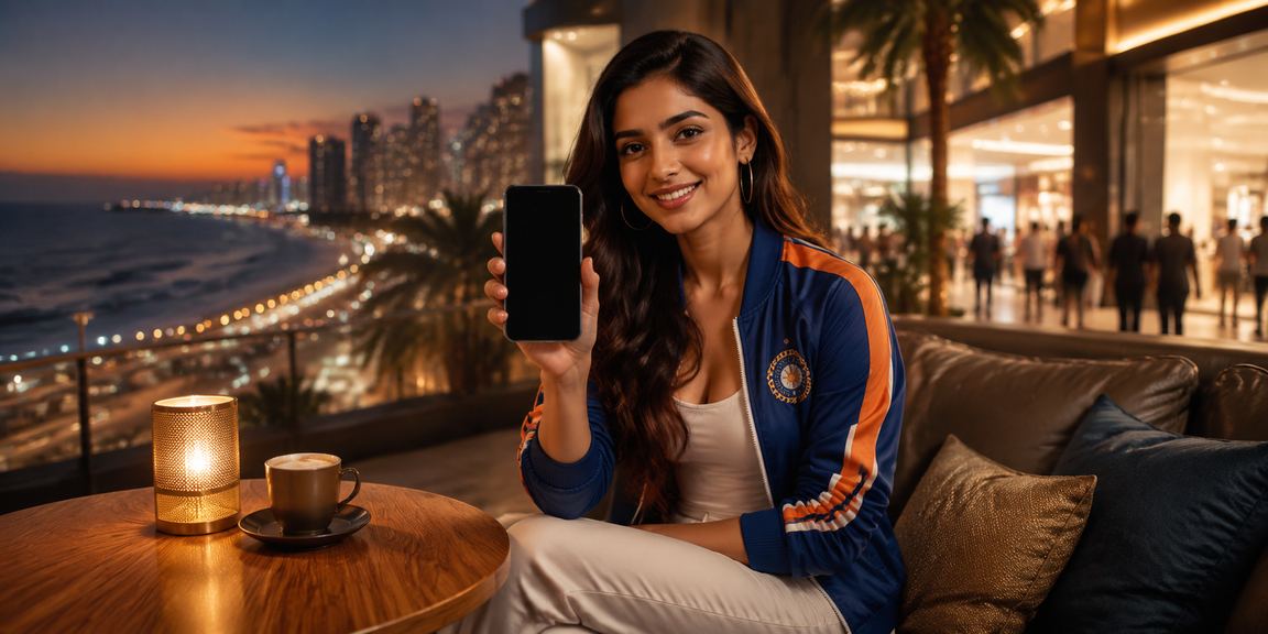 Excited cricket fans enjoying IPL season promotions in Mumbai